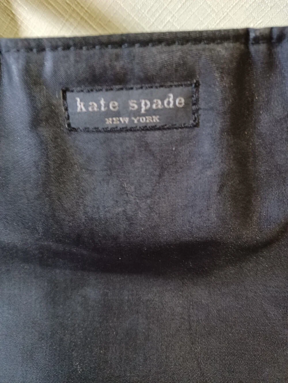 Vintage Kate Spade Sam Nylon Tote Bag in Black